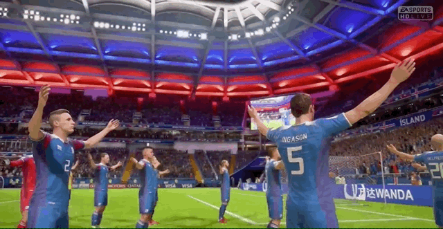 fifa wc iceland clap