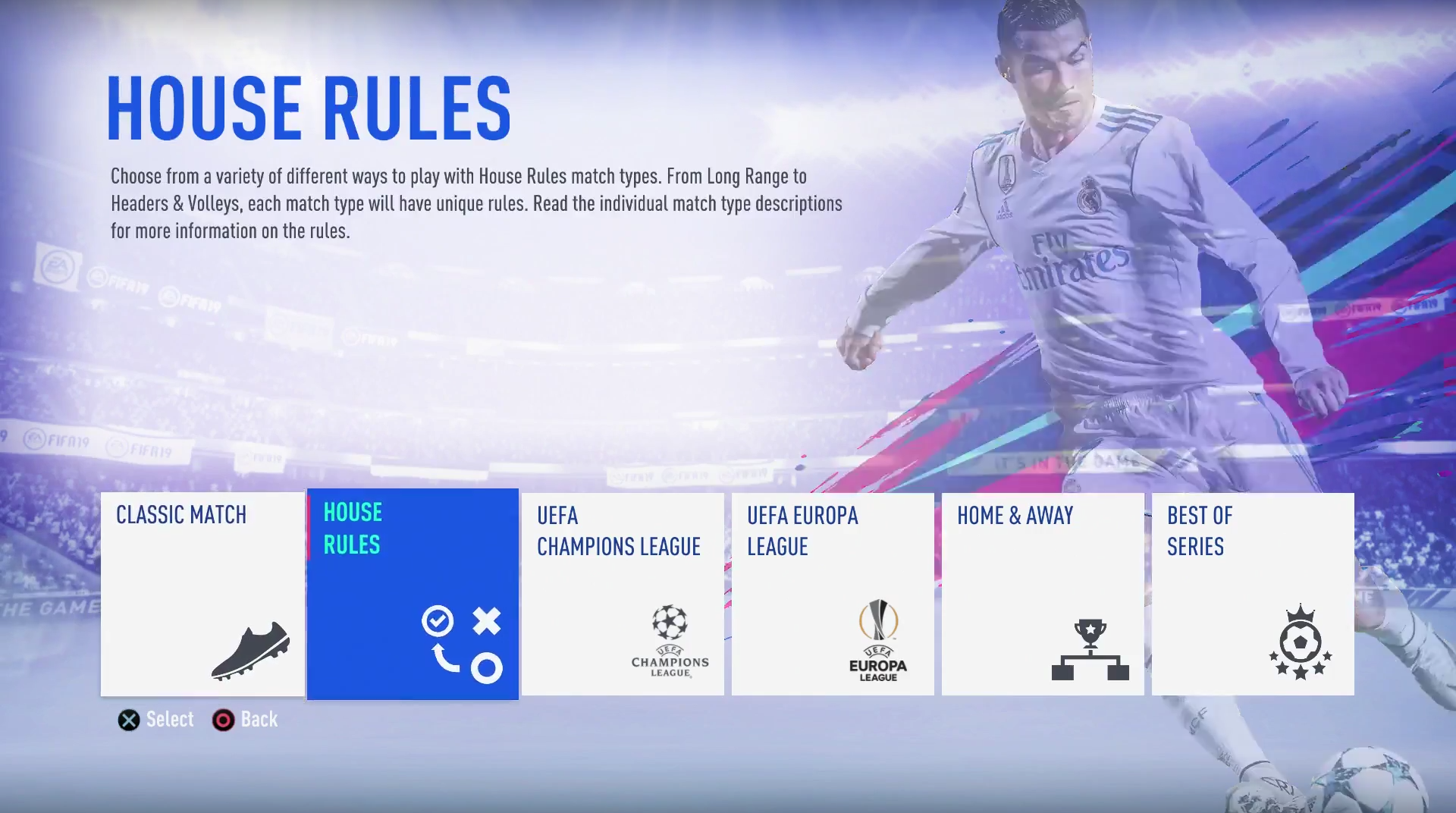 house rules fifa 19