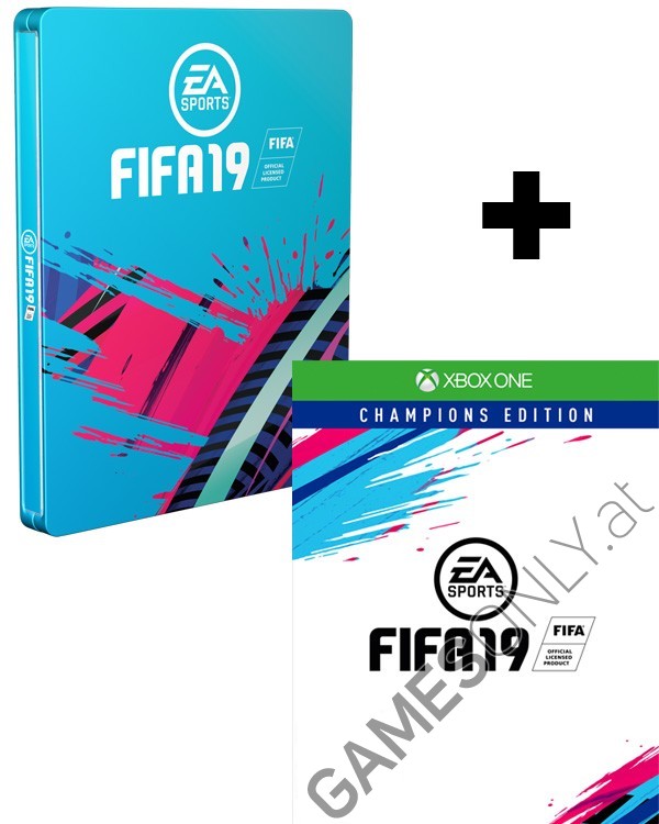 packshot FIFA 19 Limited Champions Steelbook Edition fifa 19