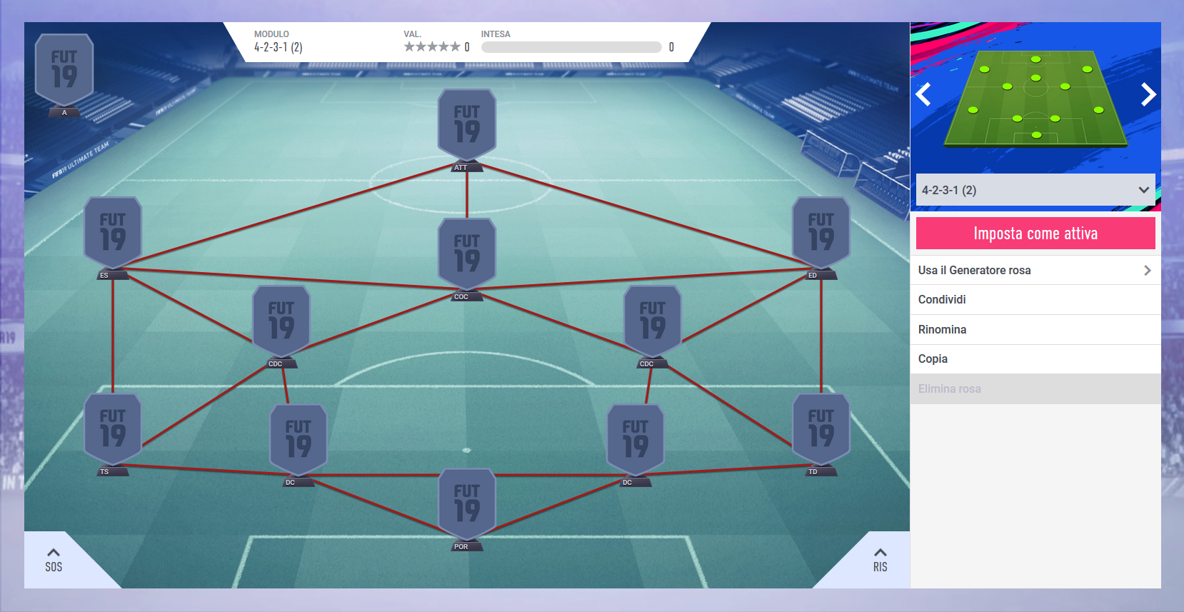 FIFA 19 | Guida Tattiche Personalizzate | Modulo 4-2-3-1 (2) - FIFA 19
