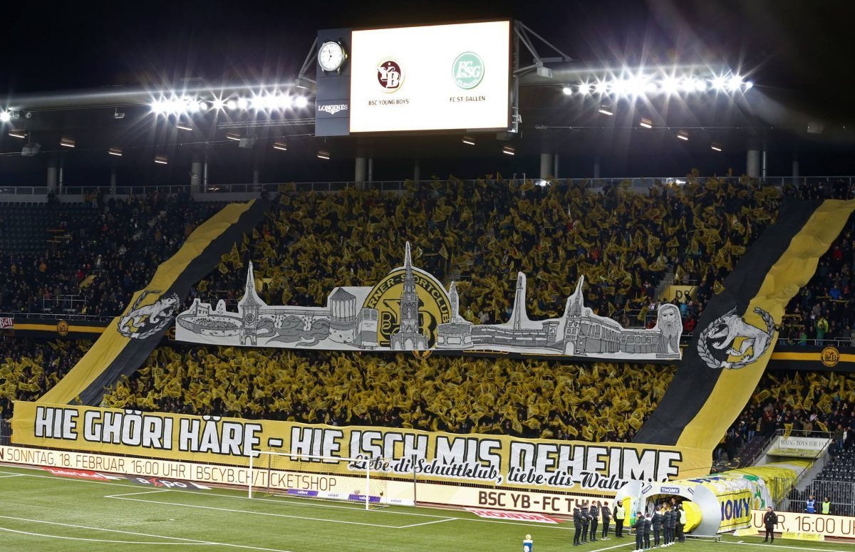 copertina tifosi young boys