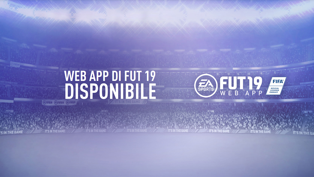 copertina web app disponibile fut 19