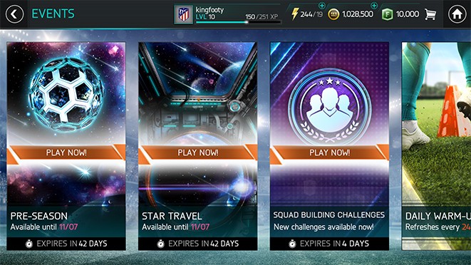 pre season fifa mobile 19