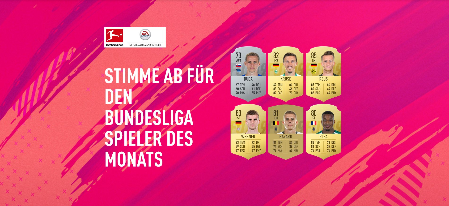 nominations potm bundelsiga settembre fut 19