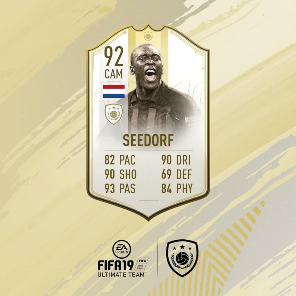 seedorf icons moments fut 19