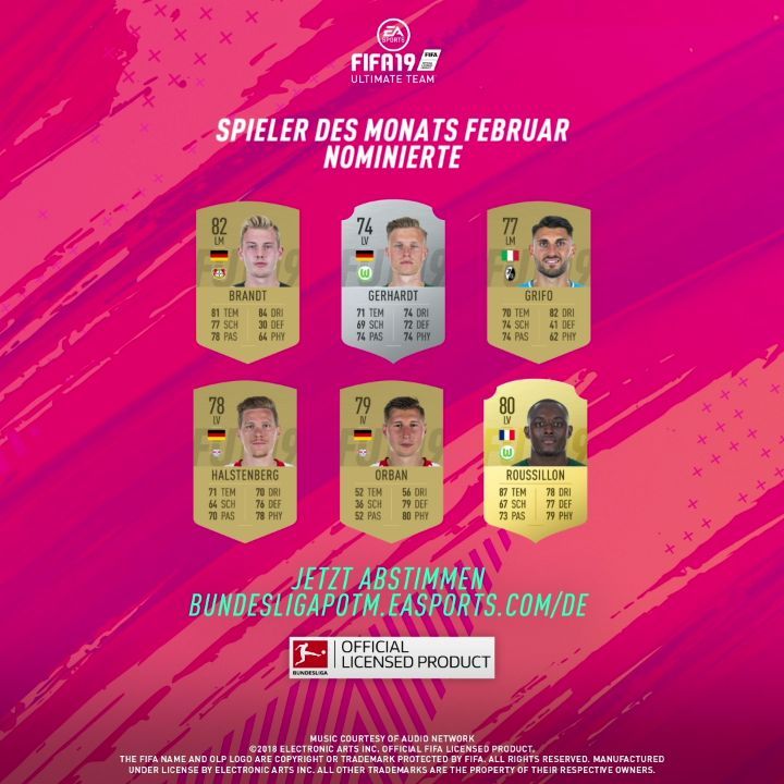 nomination potm bundesliga febbraio fut 19