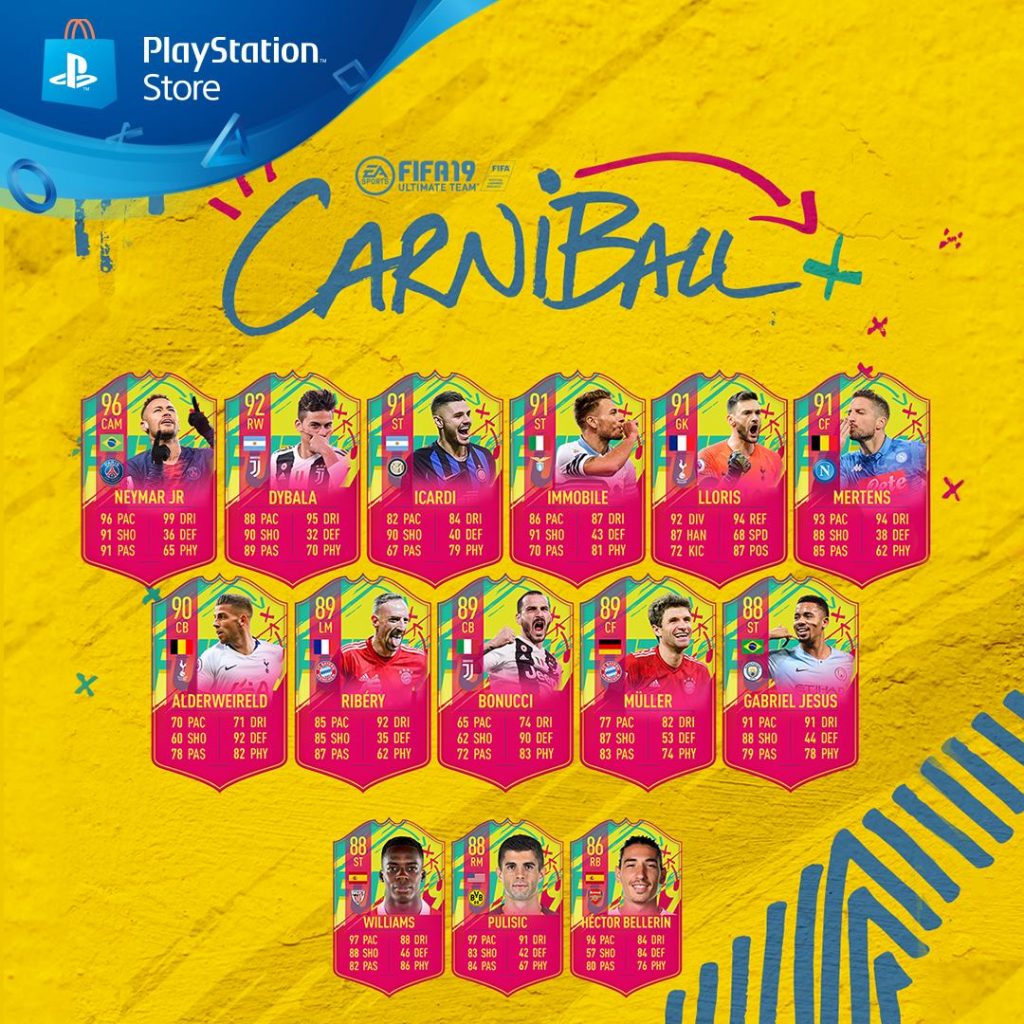 team carniball fut 19