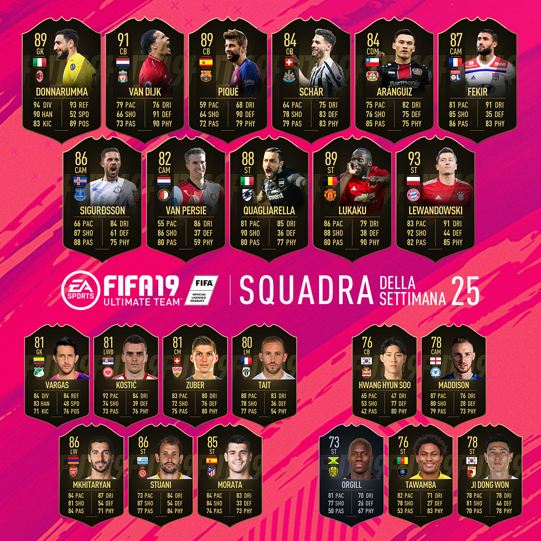 totw 25 fut 19