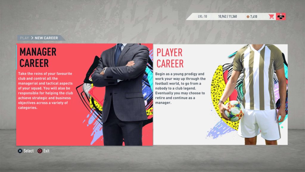 fifa 20 career in menus 20