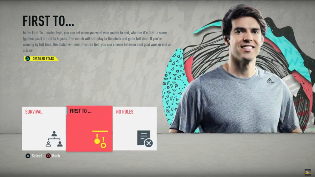 kaka menu fifa 20