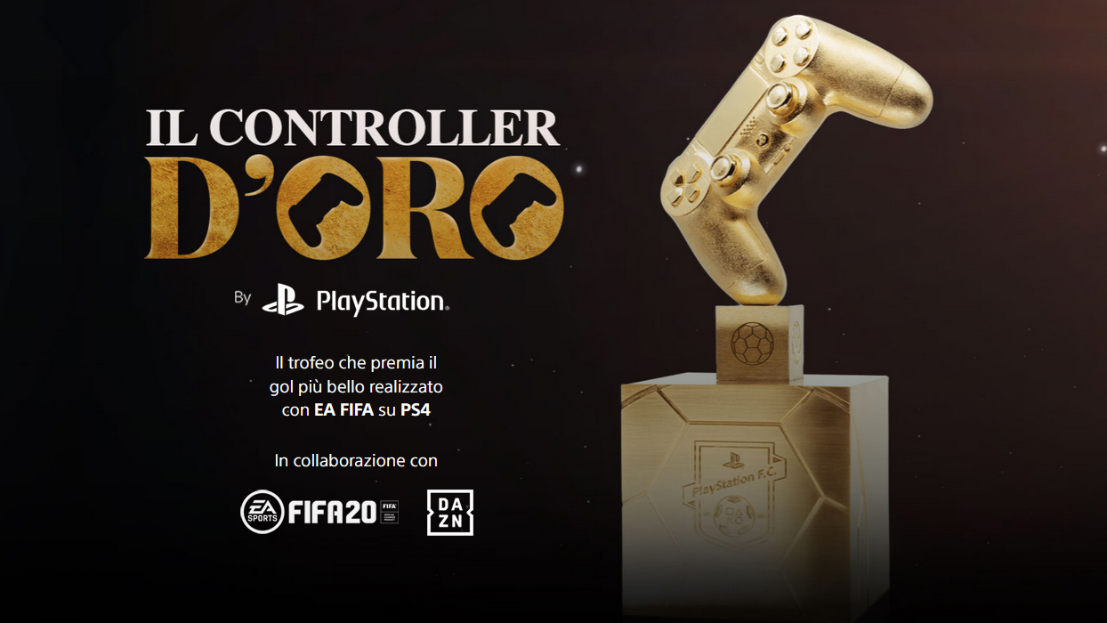 controller oro ps4 fifa 20