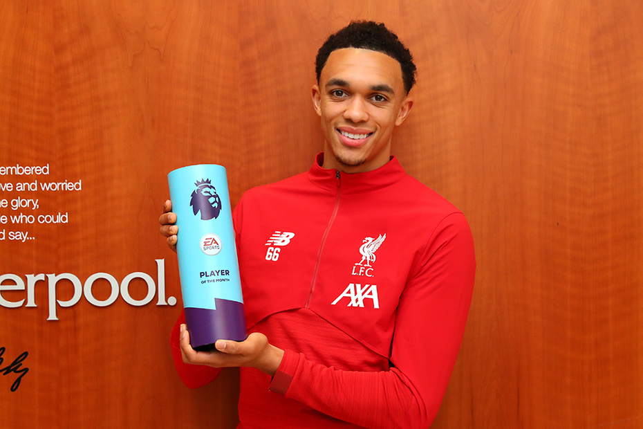 Trent Alexander Arnold Liverpool EA Sports Player of the Month l