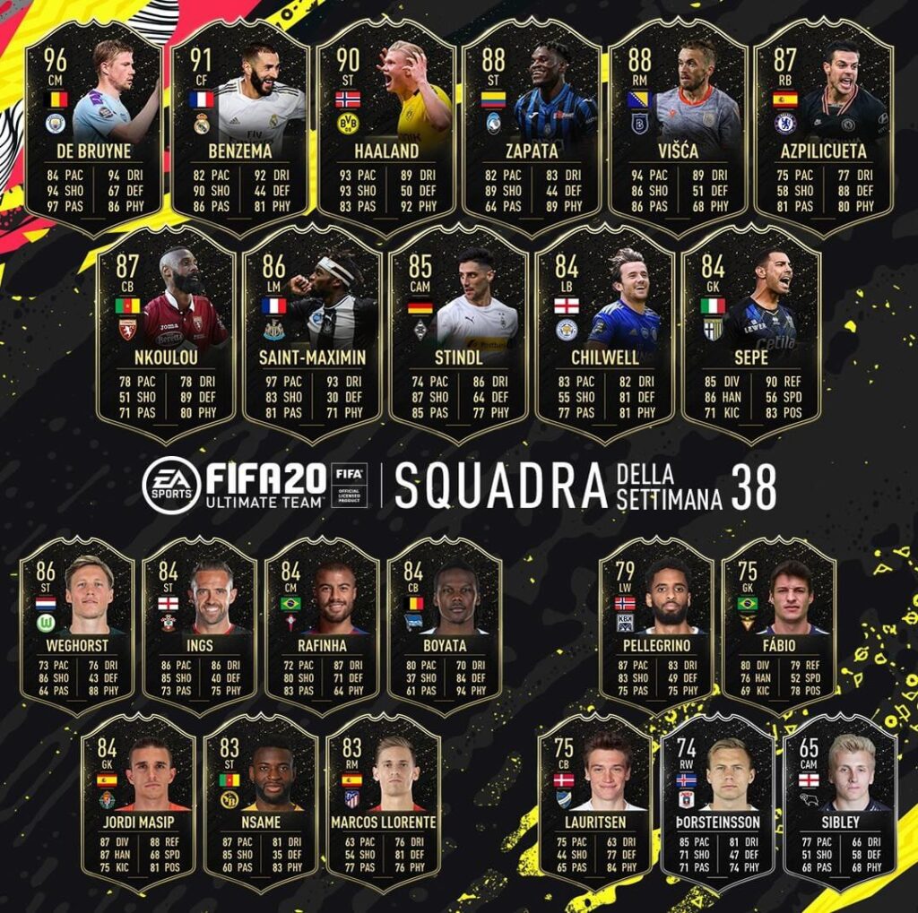 totw 38 fifa 20