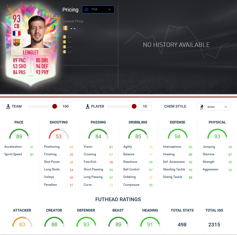 clement lenglet summer heat fifa 20