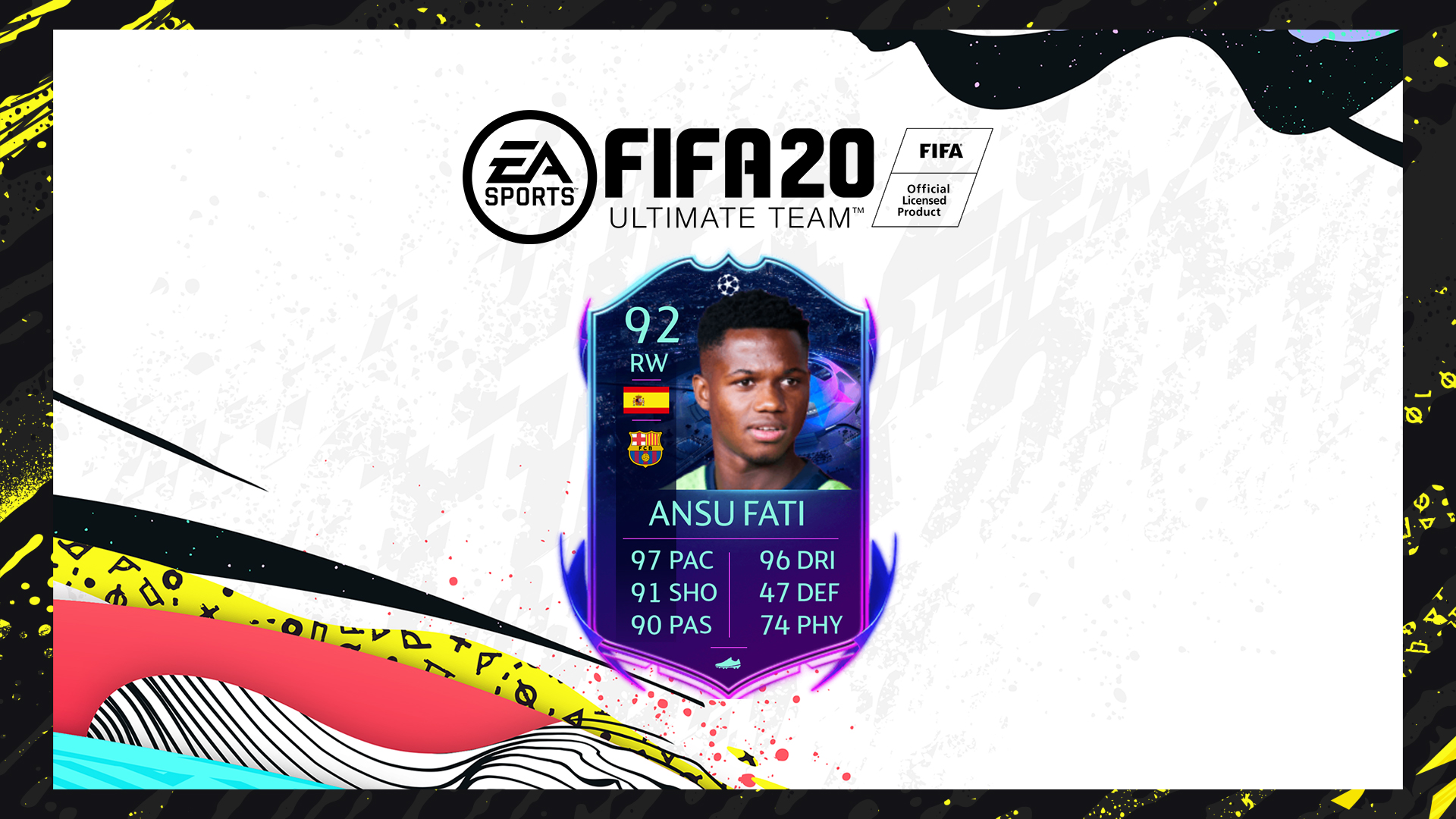 Download Ansu Fati Fifa 21 Rating Potential Gif