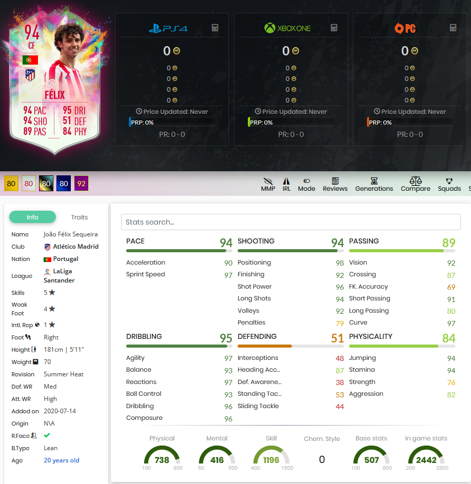 stats-felix-fifa-20-summer-heat