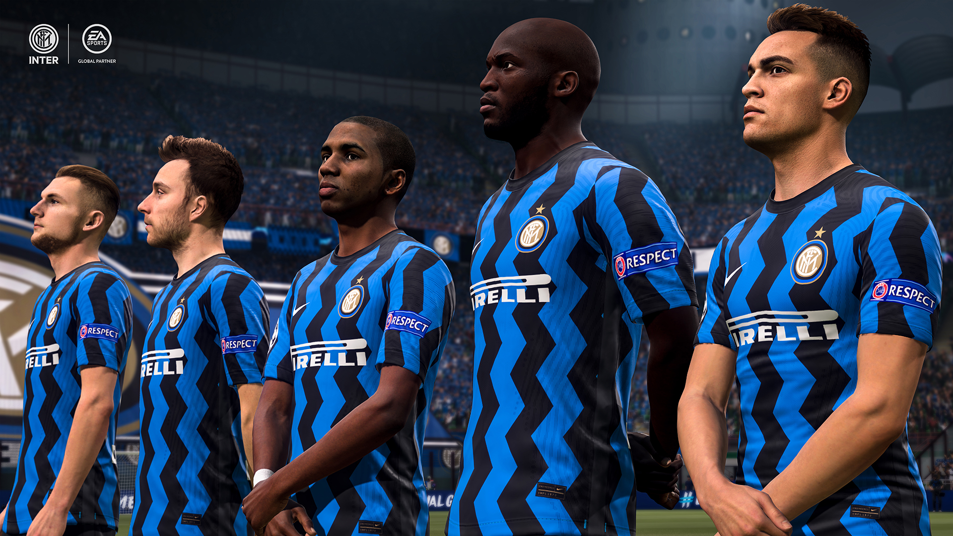 INTER UCL PREGAME LINEUP