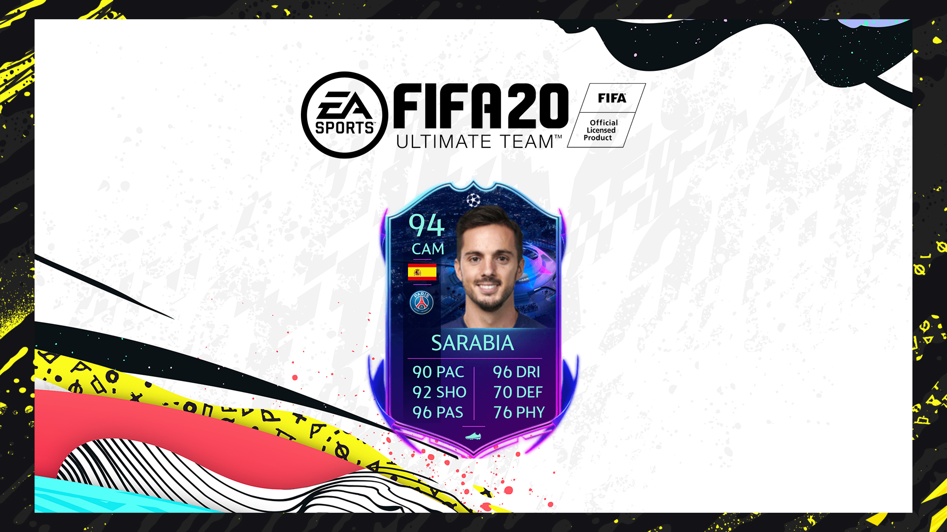 cover card editor sarabia fifa 20 season