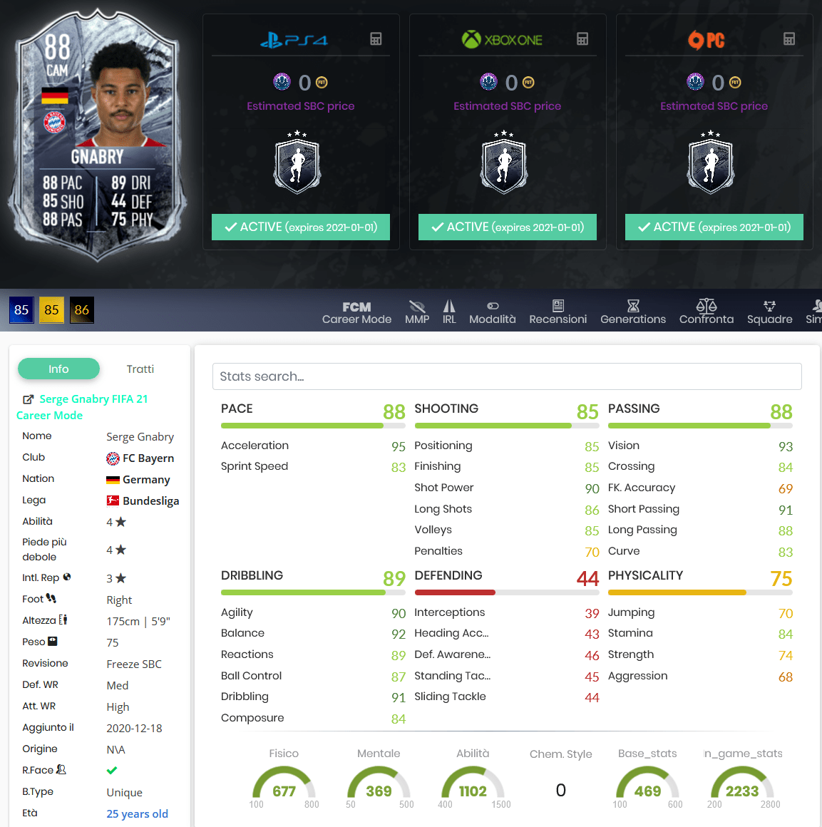 stats gnabry freeze fifa 21