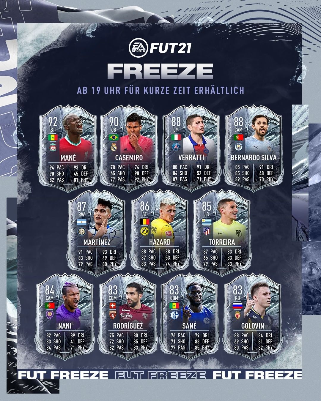 team freeze fifa 21