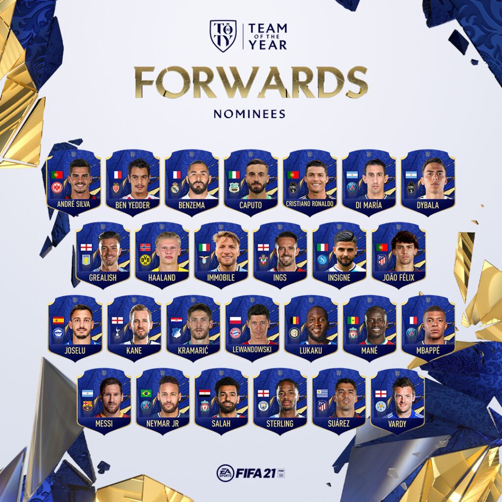 FIFA 21: Candidati TOTY - Vota il Team Of The Year ...
