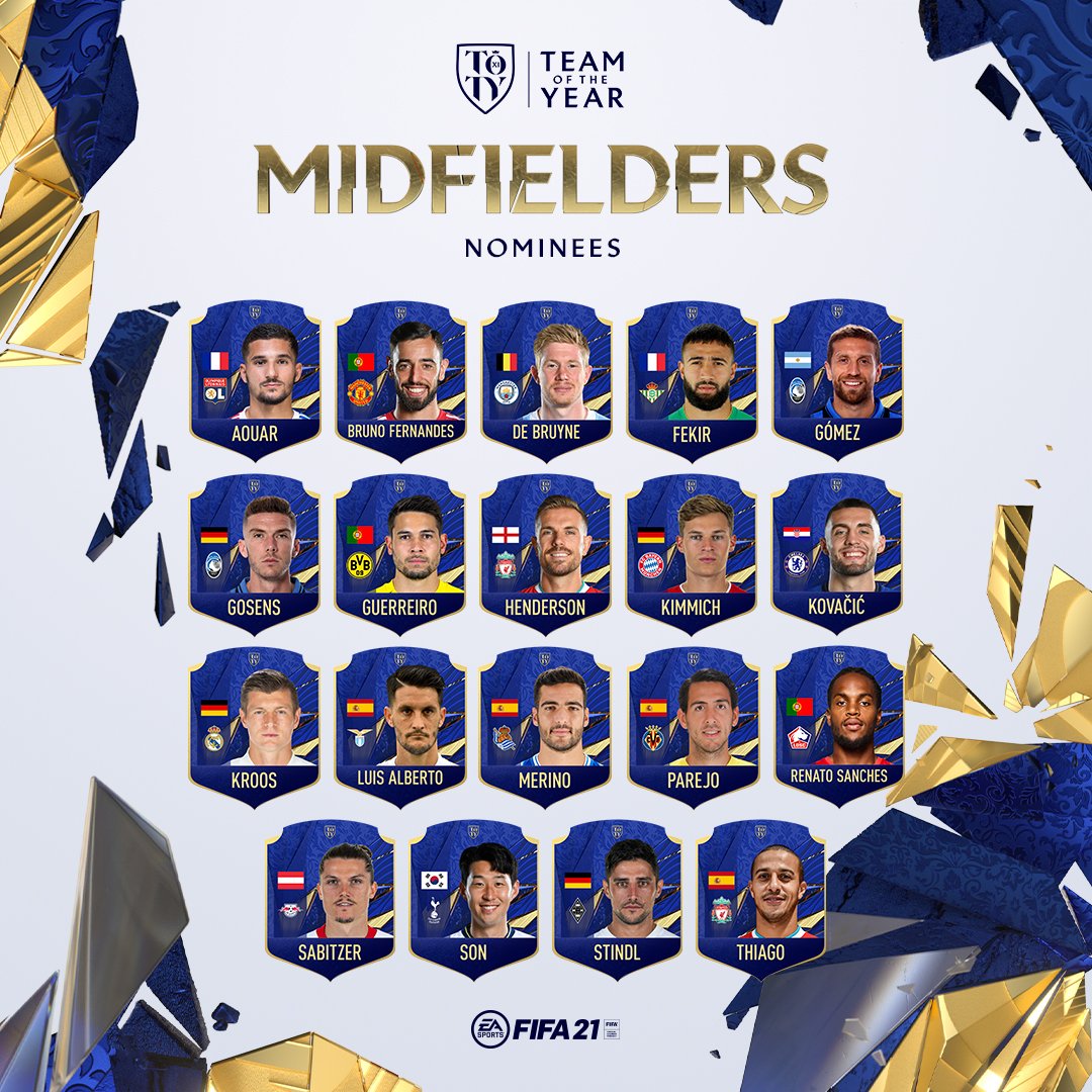 FIFA 21: Candidati TOTY - Vota il Team Of The Year ...
