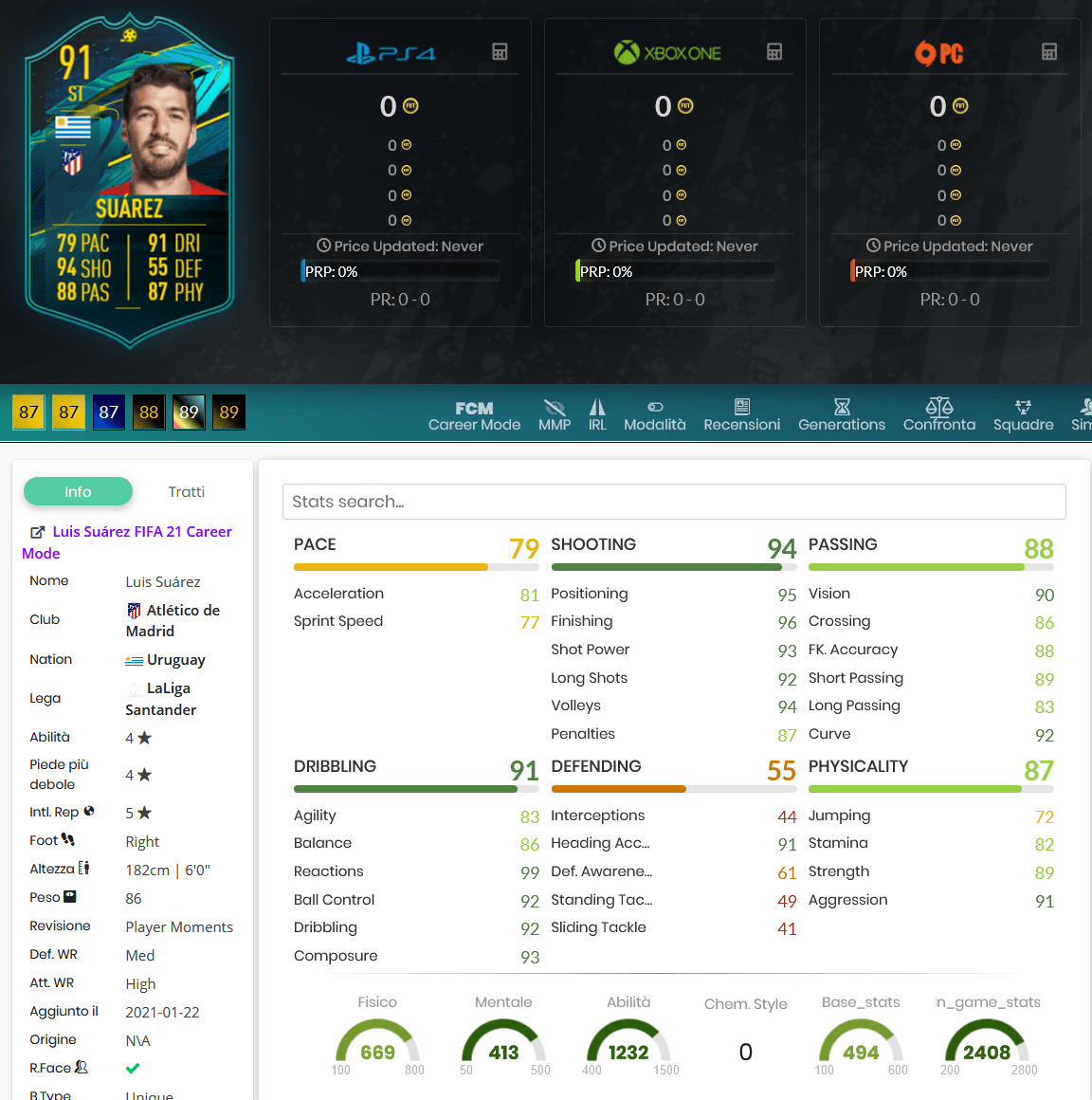 sats luis suarez moments fifa 21