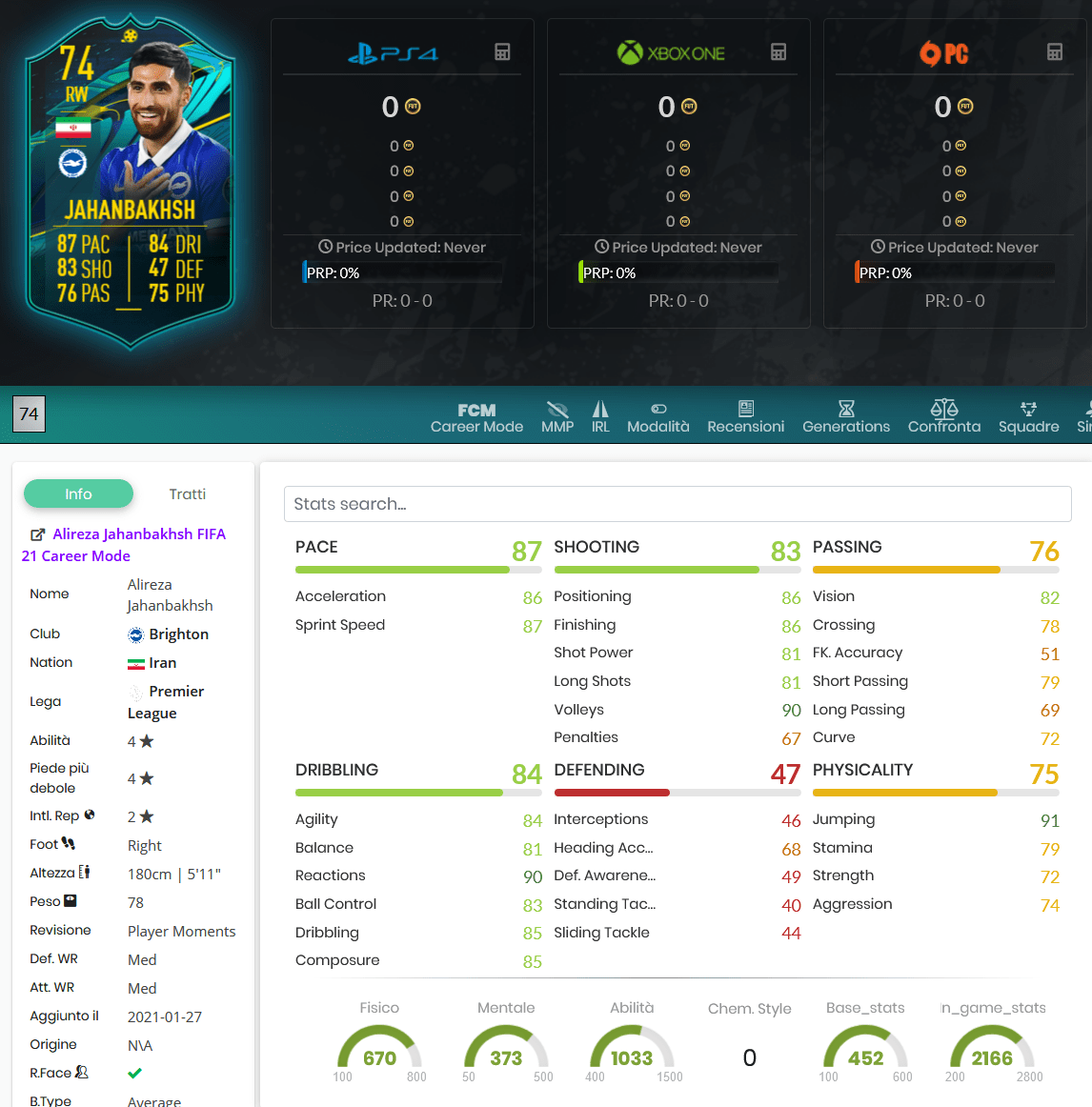 FIFA 21: Obiettivi Alireza Jahanbakhsh Silver Stars Moments – Requisiti FIFA 21: Obiettivi Alireza Jahanbakhsh Silver Stars Moments – Requisiti