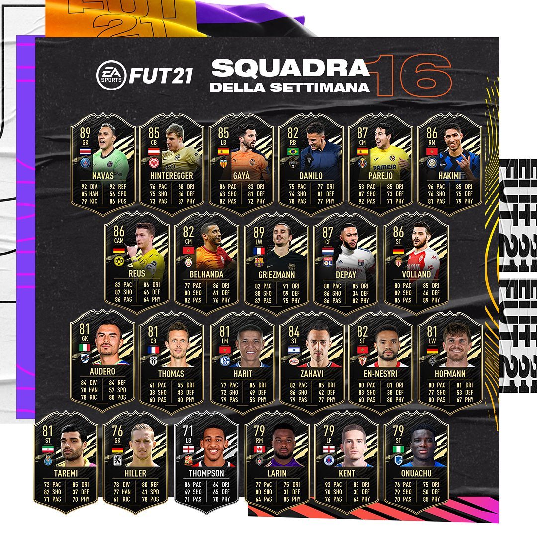 totw 16 fifa 21
