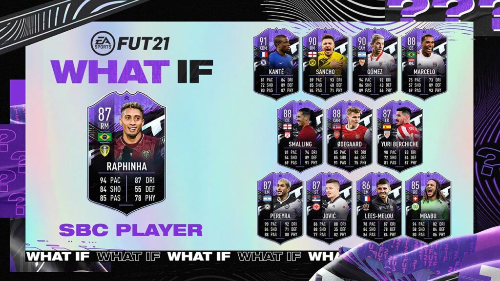 FIFA 21: SBC Raphinha What If – Requisiti e Soluzioni FIFA 21: SBC Raphinha What If – Requisiti e Soluzioni