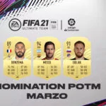 cover nomination marzo potm liga fifa 21