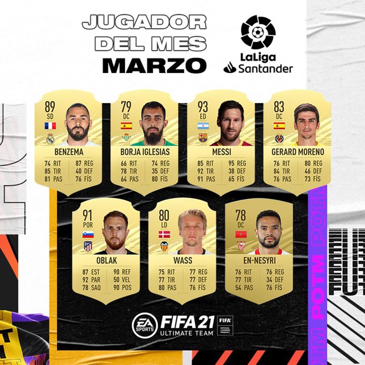 nomination marzo potm liga fifa 21