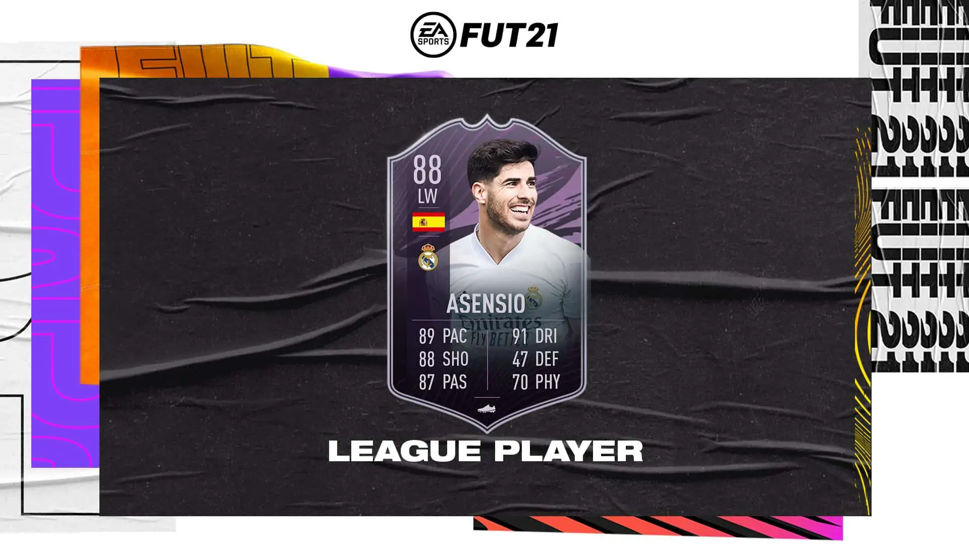 cover asensio ligue palyer laliga fifa 21