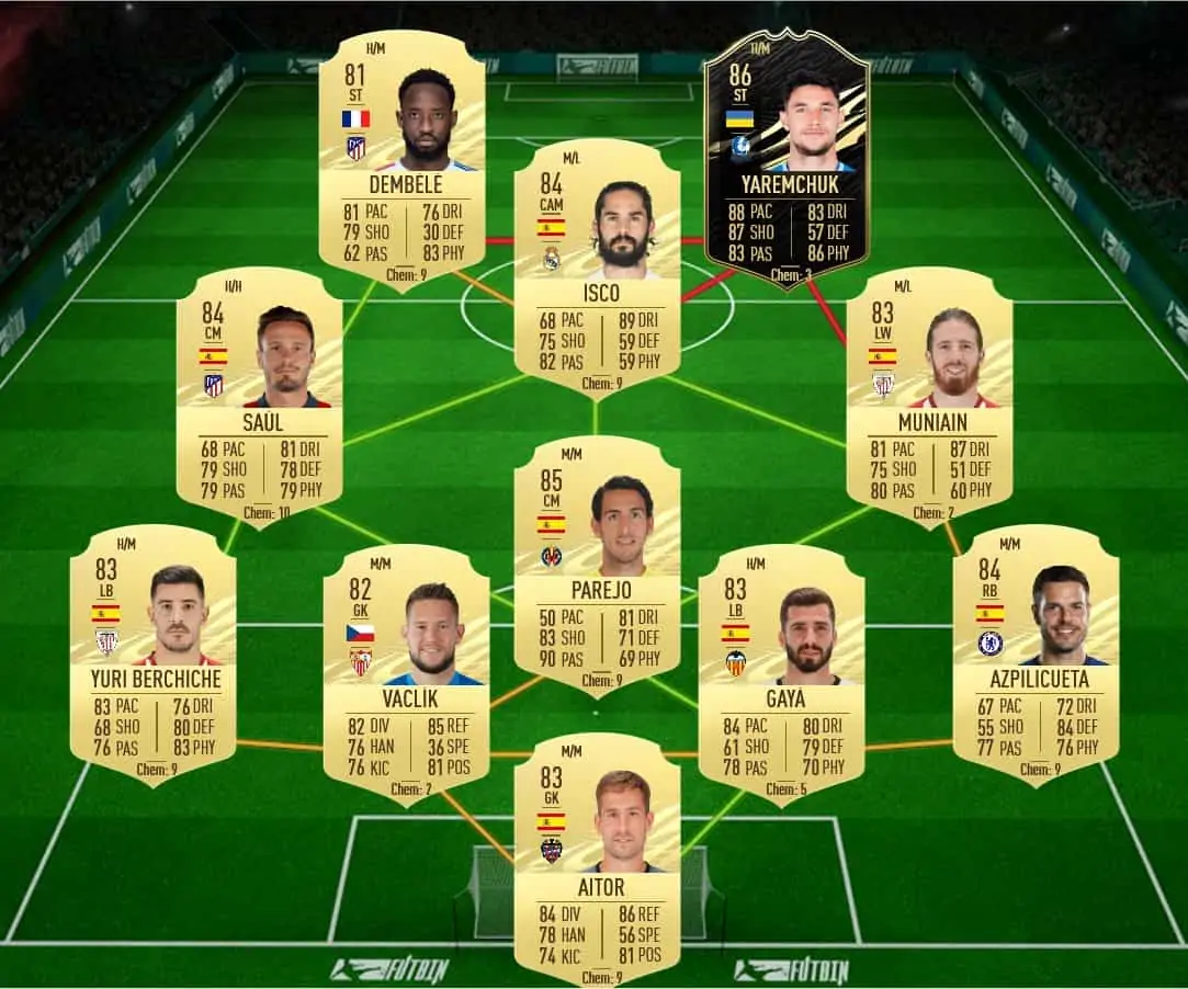 soluzione 1 digne tots fifa 21