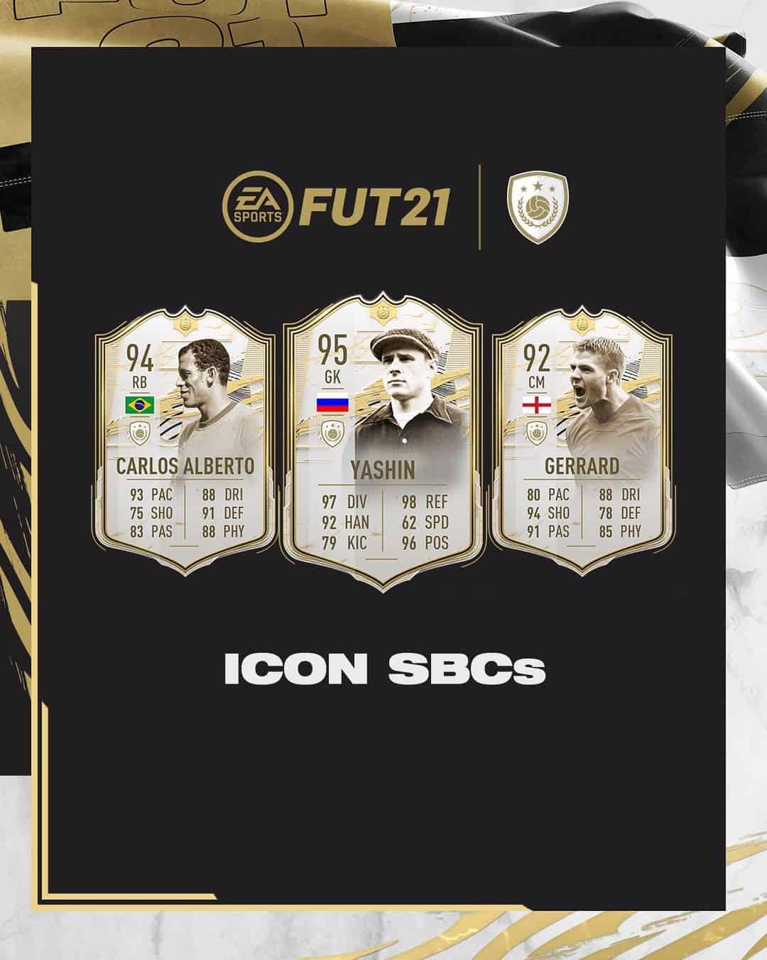 FIFA 21: Disponibili le SBC Icon Prime Moments di Carlos Alberto, Gerrard e Yashin FIFA 21: Disponibili le SBC Icon Prime Moments di Carlos Alberto, Gerrard e Yashin