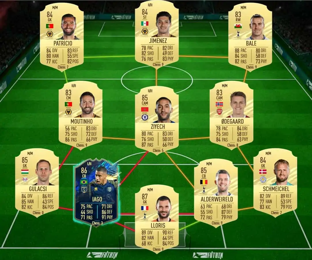 soluzione 1 tielemans tots fifa 21