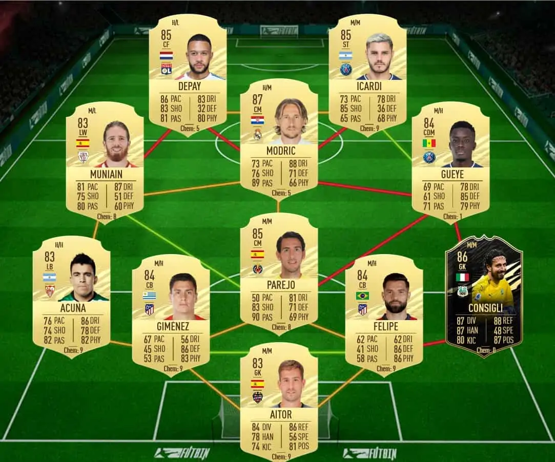 soluzione 2 marcelo flashback fifa 21