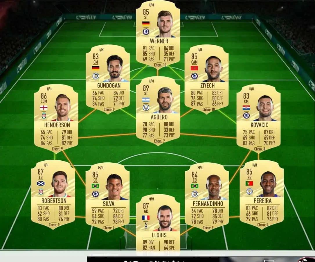 soluzione 2 tielemans tots fifa 21
