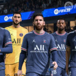 cover messi psg fifa 22