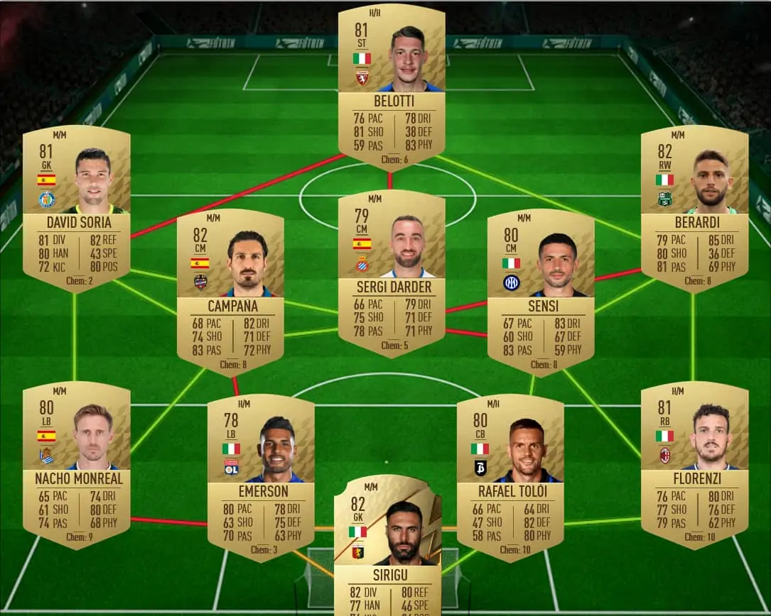 soluzione 1 sbc shaqiri otw fifa 22