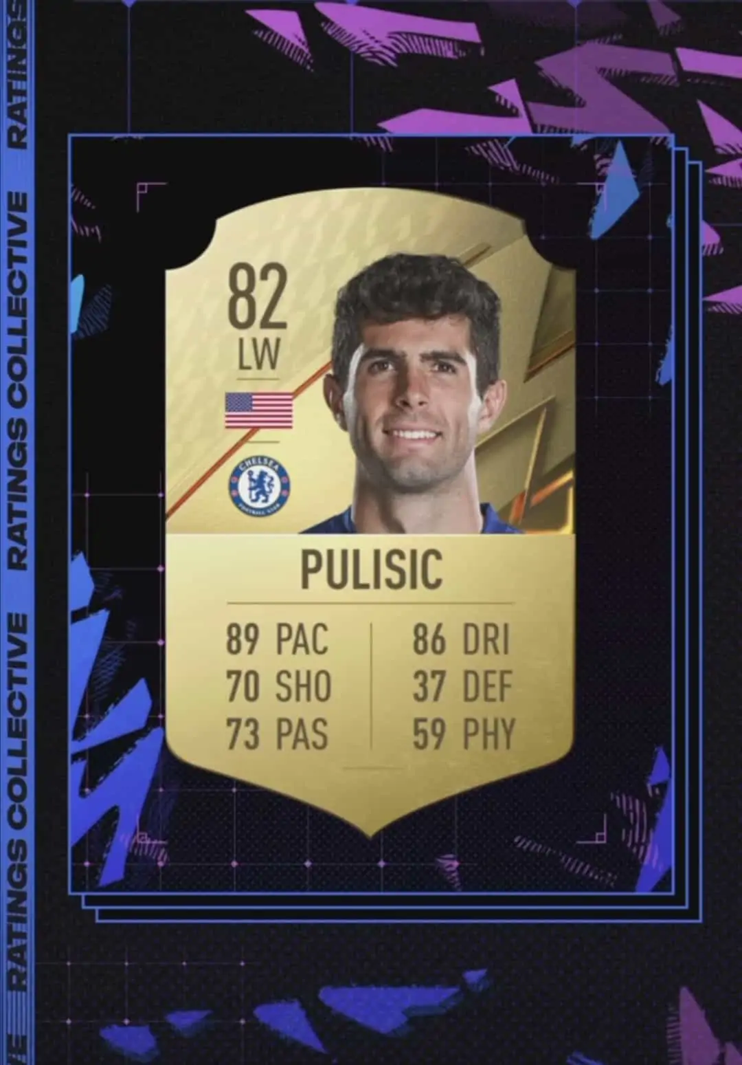 stats pulisic fifa 22