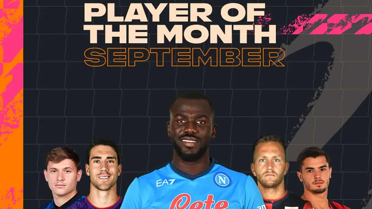 cover koulibaly potm settembre serie a fifa 22