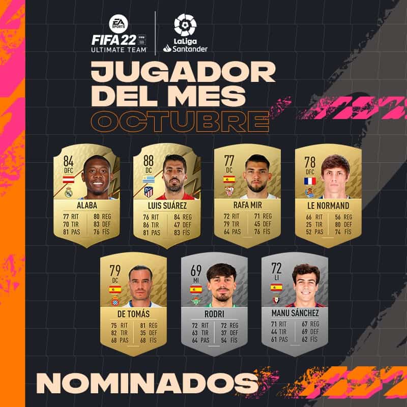 FIFA 22: Nomination POTM di Ottobre de La Liga FIFA 22: Nomination POTM di Ottobre de La Liga