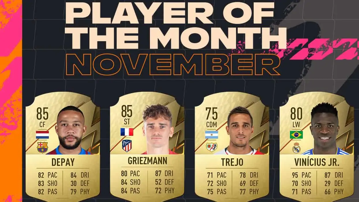 cover nomination potm november liga fifa 22