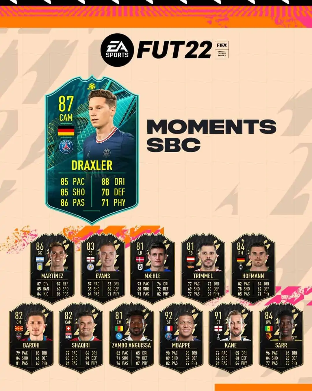draxler player moments fifa 22