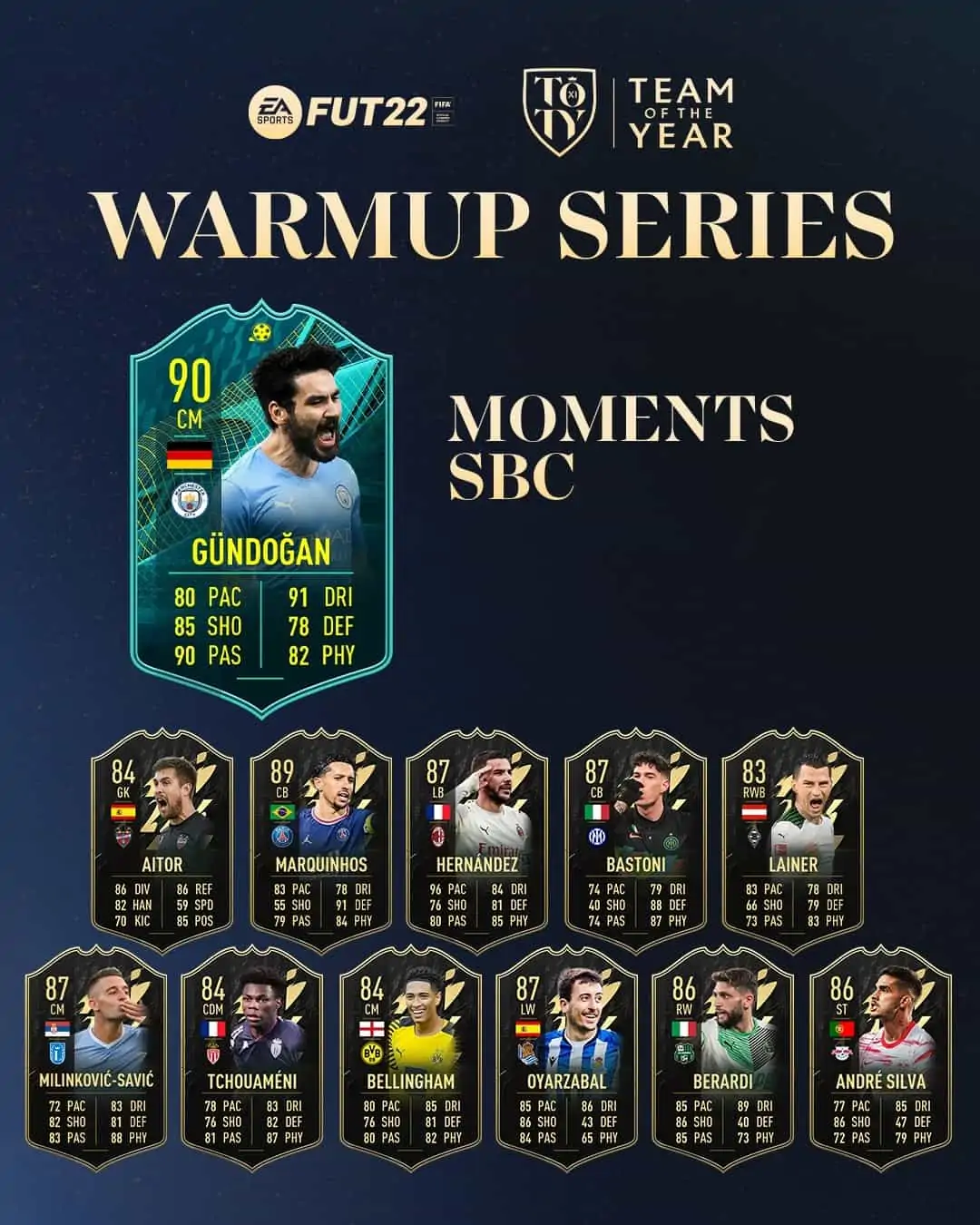gundogan moments fifa 22