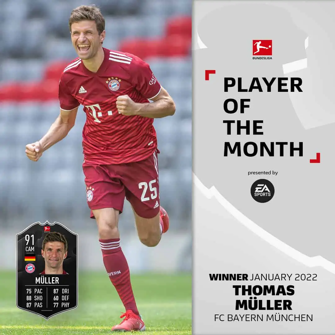 Patrik Schick รจ il POTM del mese di Novembre della Bundesliga per la modalitร FIFA 22 Ultimate Team.