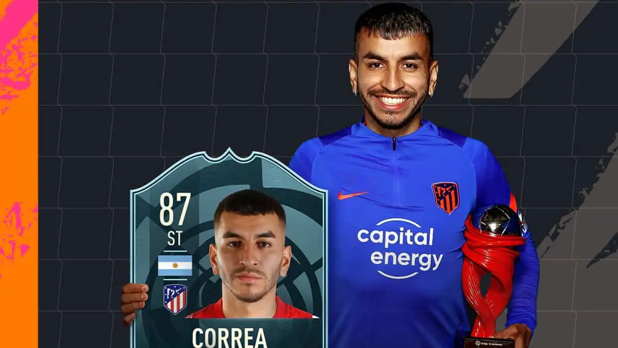 cover correa potm laliga fifa 22