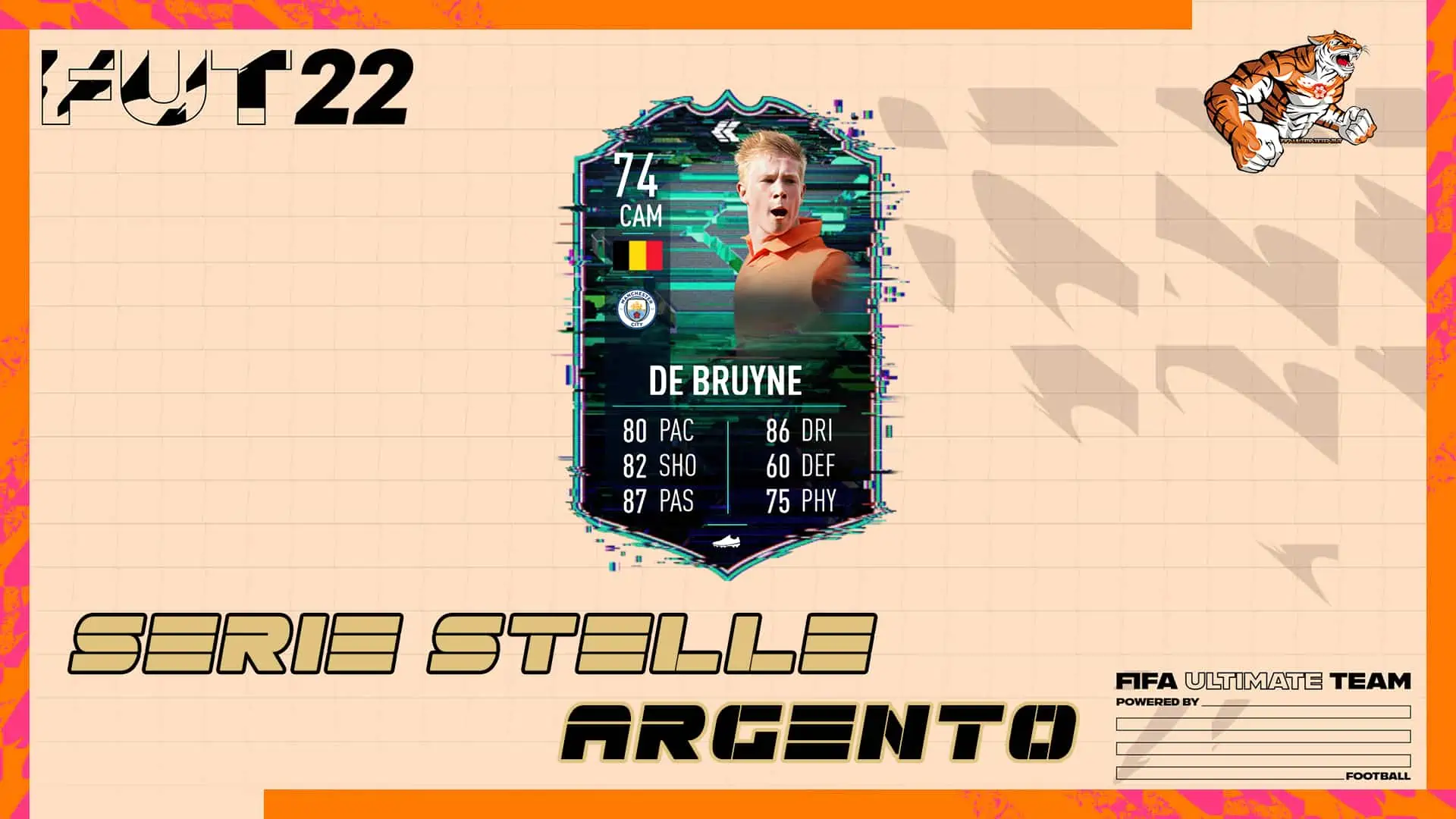 cover serie stelle argento de bruyne flashback fifa 22