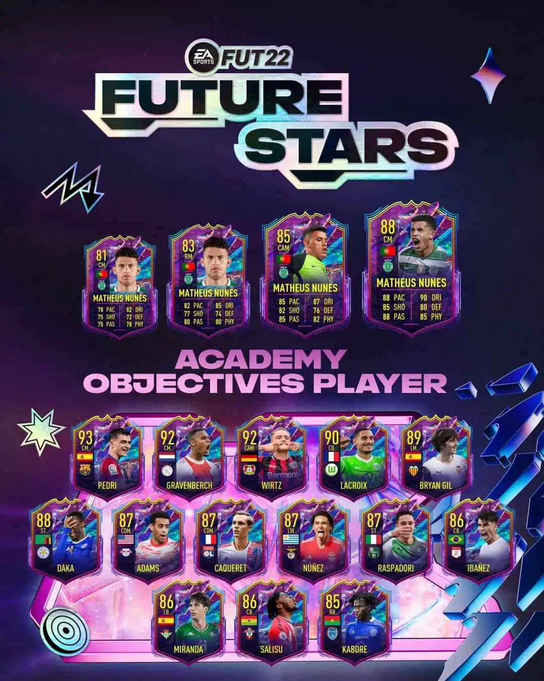 nunes accademy future stars fifa 22